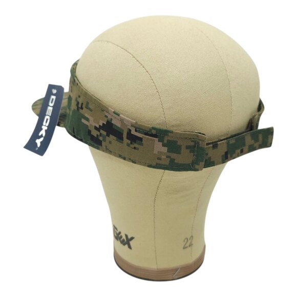 BG Camo Visor Decky Adjustable Strapback Cap Hunting Camouflage Hat 3010 NEW - Picture 11 of 13